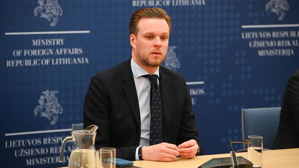Министр иностранных дел Литвы Габриэлюс Ландсбергис - Sputnik Lietuva