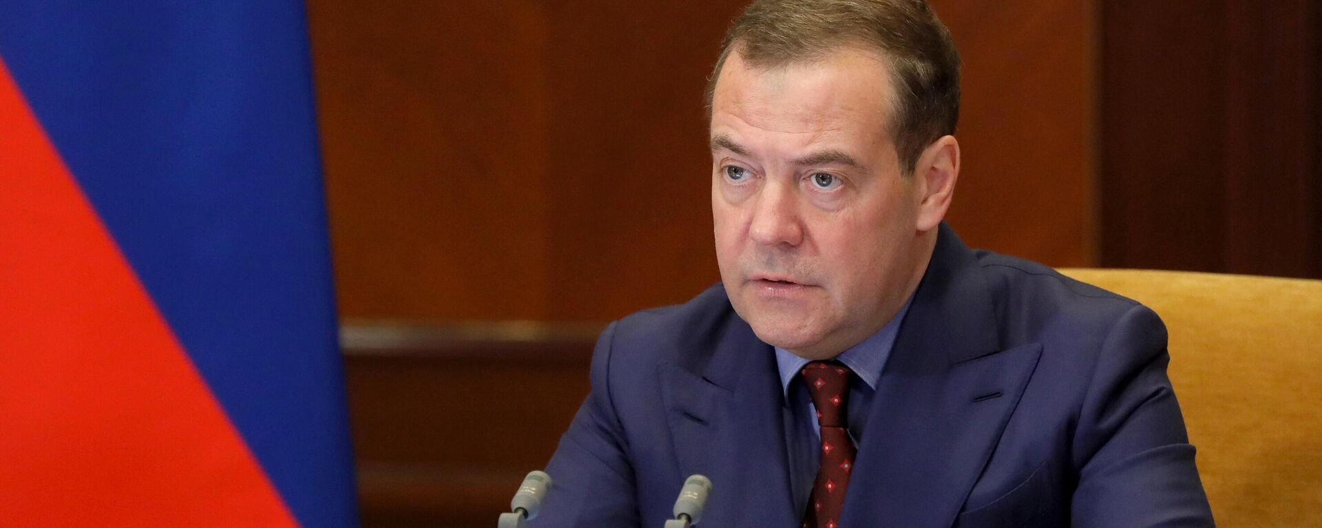 Rusijos Federacijos Saugumo Tarybos pirmininko pavaduotojas Dmitrijus Medvedevas - Sputnik Lietuva, 1920, 23.04.2022