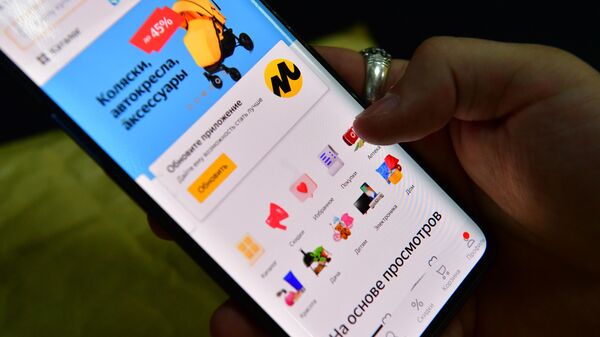 Мобильное приложение Яндекс. Маркета. - Sputnik Литва
