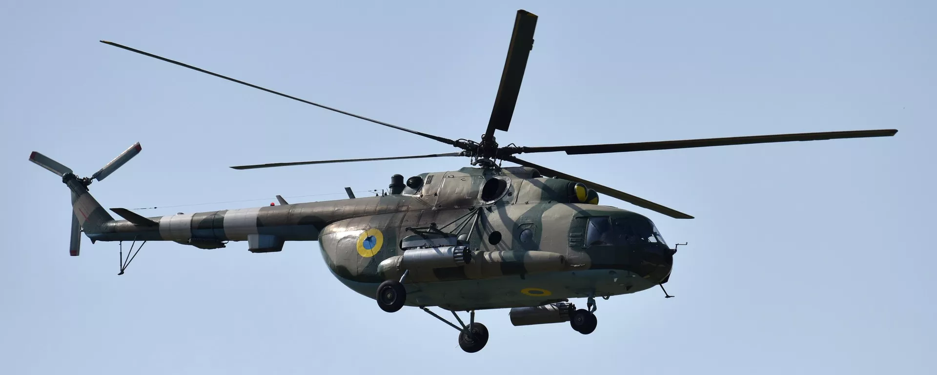 Ukrainos ginkluotųjų pajėgų sraigtasparnis Mi-8MT - Sputnik Lietuva, 1920, 14.04.2022