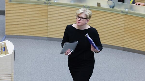 Ministrė pirmininkė Ingrida Šimonytė - Sputnik Lietuva