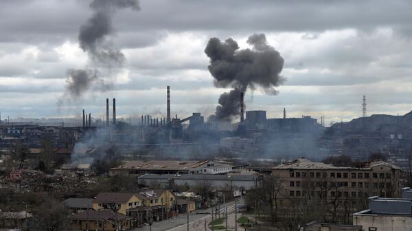 Azovstal gamykla Mariupolyje, archyvinė nuotrauka - Sputnik Lietuva
