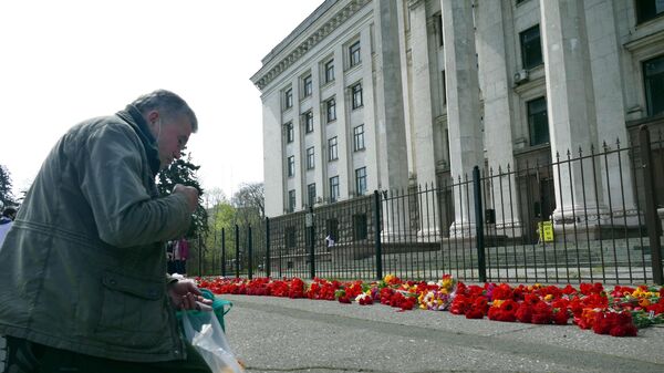 Renginiai 2014 metų gegužės 2 dienos įvykiams Odesoje atminti, archyvo nuotr. - Sputnik Lietuva