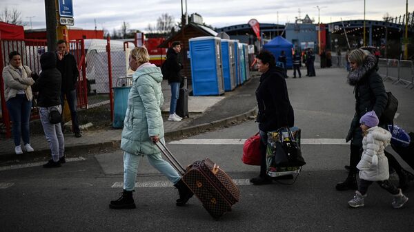 Украинские беженцы в Словакии - Sputnik Литва