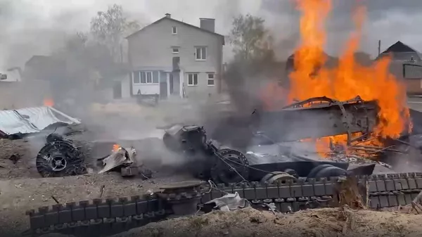 Sunaikinta Ukrainos ginkluotųjų pajėgų technika - Sputnik Lietuva