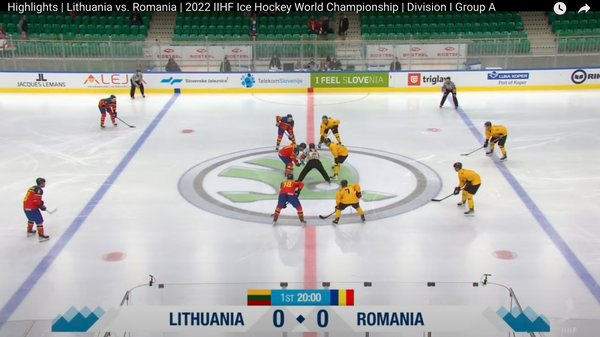 Сборная Литвы играет против сборной Румынии - Sputnik Литва