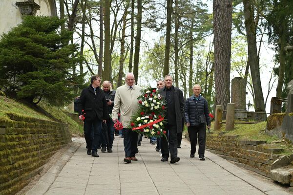 Renginyje dalyvavo Rusijos ambasados ​​ir veteranų organizacijų atstovai. - Sputnik Lietuva