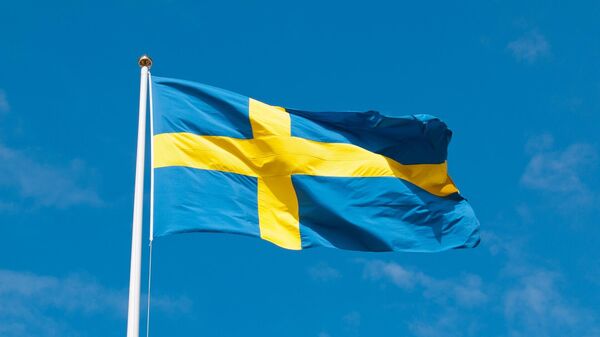 Флаг Швеции, архивное фото - Sputnik Литва