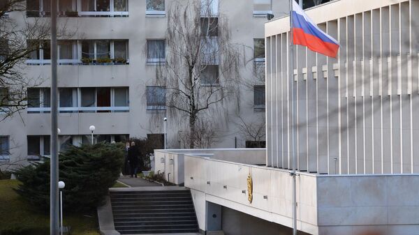 Здание постпредства России в Женеве при ООН, архивное фото - Sputnik Литва