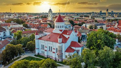 Пречистенский кафедральный собор в Вильнюсе, архивное фото