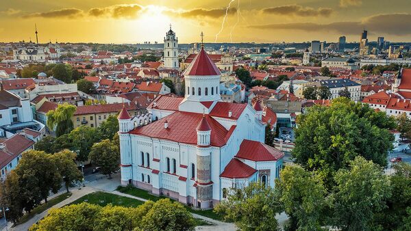 Пречистенский кафедральный собор в Вильнюсе, архивное фото - Sputnik Литва