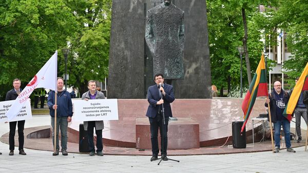 Митинг в Вильнюсе за истинные ценности общества, приуроченный к годовщине Саюдиса - Sputnik Литва