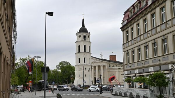 Колокольня на Кафедральной площади в Вильнюсе - Sputnik Литва