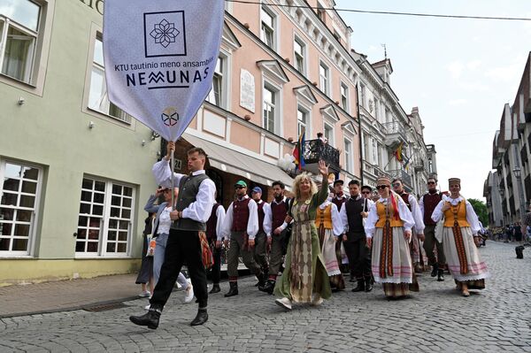 На несколько дней столица Литвы была предоставлена молодежи стран Балтии. - Sputnik Литва