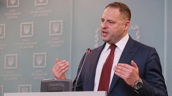 Глава офиса президента Украины Андрей Ермак
 - Sputnik Литва