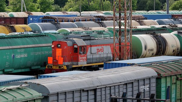 Товарные поезда в Калининграде - Sputnik Литва