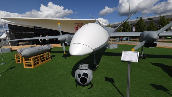 Тяжелый беспилотный летательный аппарат с большой продолжительностью полета Сириус, архивное фото - Sputnik Литва