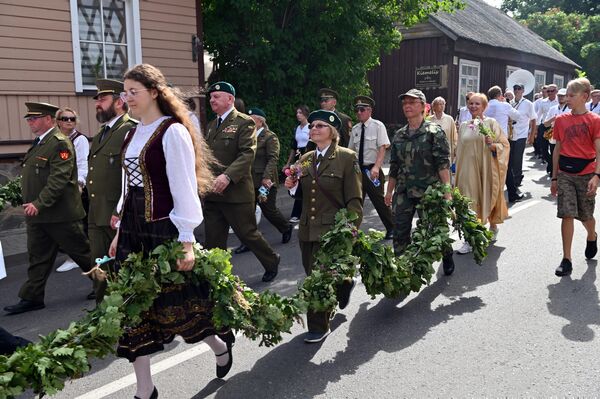 Представители армии Литвы тоже приехали на праздник. - Sputnik Литва