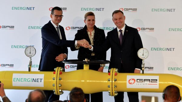Церемония открытия газопровода Baltic Pipe в Польше - Sputnik Литва