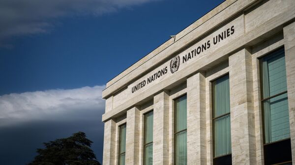 Здание Дворца Наций в Женеве, архивное фото - Sputnik Литва