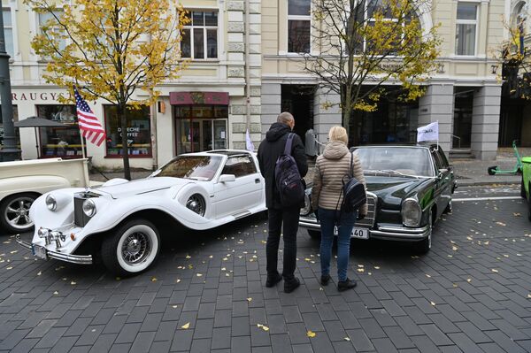 На фото: выставка американских автомобилей в Вильнюсе. - Sputnik Литва