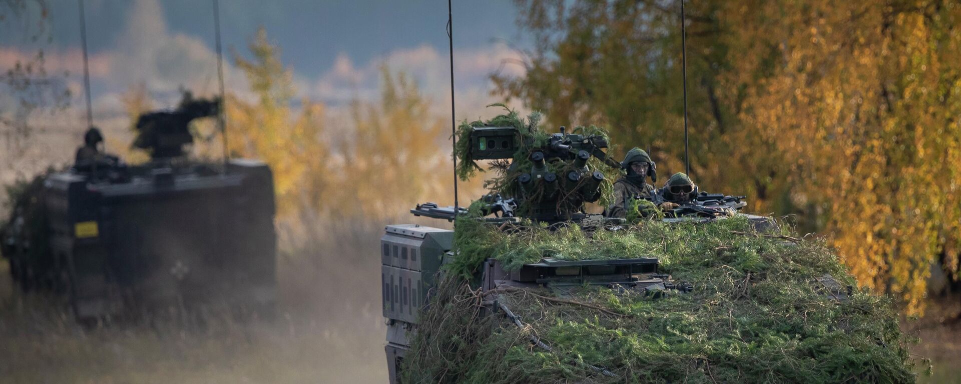 Немецкие военные на учениях в Гайжюнае, Литва - Sputnik Литва, 1920, 01.10.2025