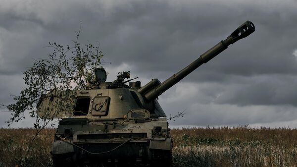 Украинские военные около Бахмута, Донецкая область - Sputnik Литва