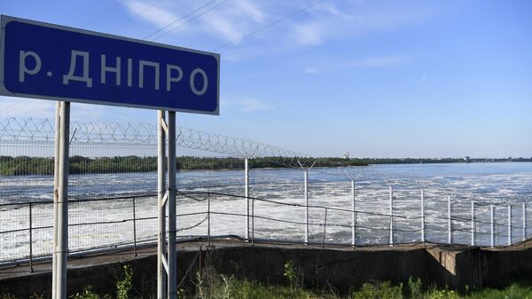 Каховская гидроэлектростанция в Херсонской области - Sputnik Литва