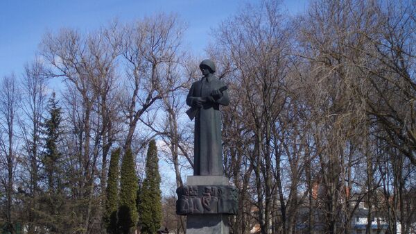Памятник Освободителям Резекне. Архивное фото - Sputnik Литва