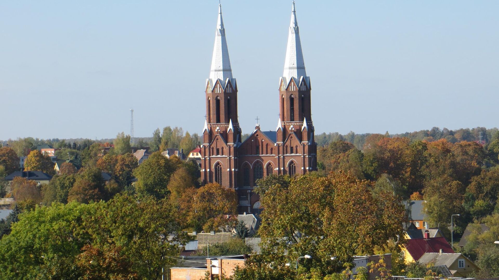 Церковь Святого апостола и евангелиста Матфея в Аникщяе - Sputnik Литва, 1920, 08.11.2023