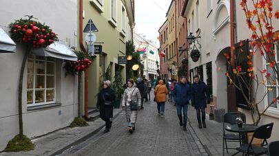 Улочки старого города в Вильнюсе