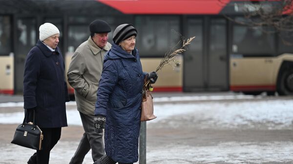 Люди на улицах Вильнюса  - Sputnik Литва