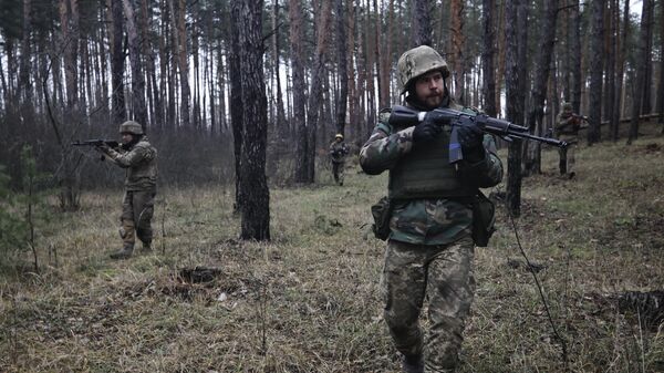 Украинские военные в Донецкой области - Sputnik Литва