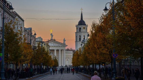 Проспект Гедиминаса в Вильнюсе, архивное фото - Sputnik Литва