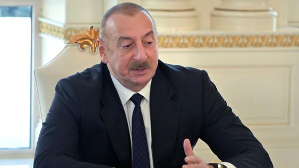 Президент Азербайджана Ильхам Алиев - Sputnik Литва