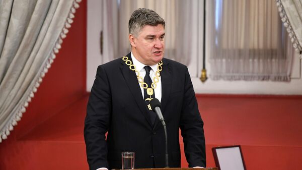 Президент Хорватии Зоран Миланович - Sputnik Литва