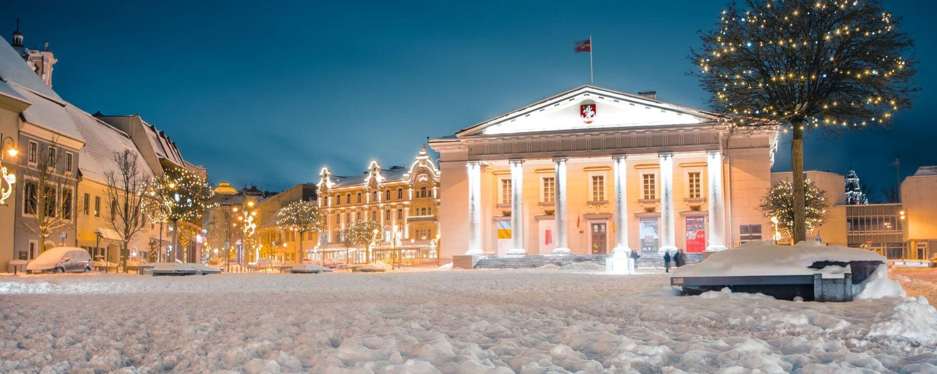 Рождественские украшения улиц в Вильнюсе - Sputnik Литва, 1920, 31.12.2025