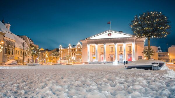 Рождественские украшения улиц в Вильнюсе - Sputnik Литва