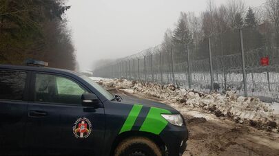 Граница между Литвой и Белоруссией, архивное фото