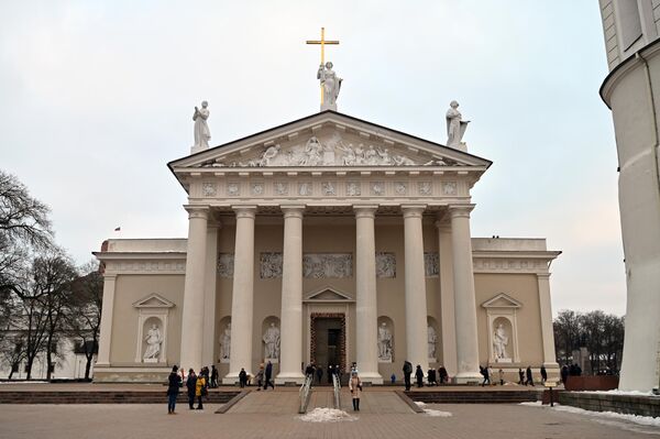 На фото: Кафедральный собор в Вильнюсе. - Sputnik Литва