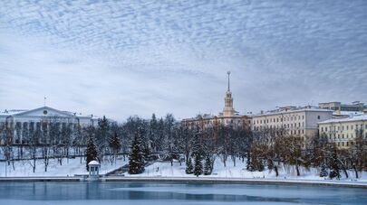 Вид Минска, архивное фото