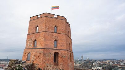 Башня Гедиминаса в Вильнюсе, архивное фото