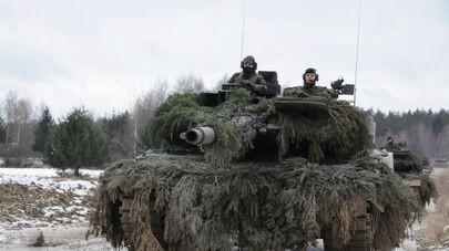 Немецкий танк Leopard 2, архивное фото