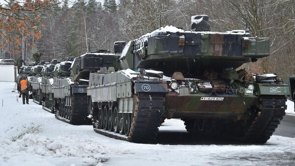 Немецкий танк Leopard 2, архивное фото - Sputnik Литва