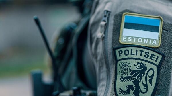 Эстонская полиция, архивное фото - Sputnik Литва