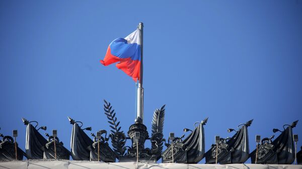 Флаг России, архивное фото - Sputnik Литва