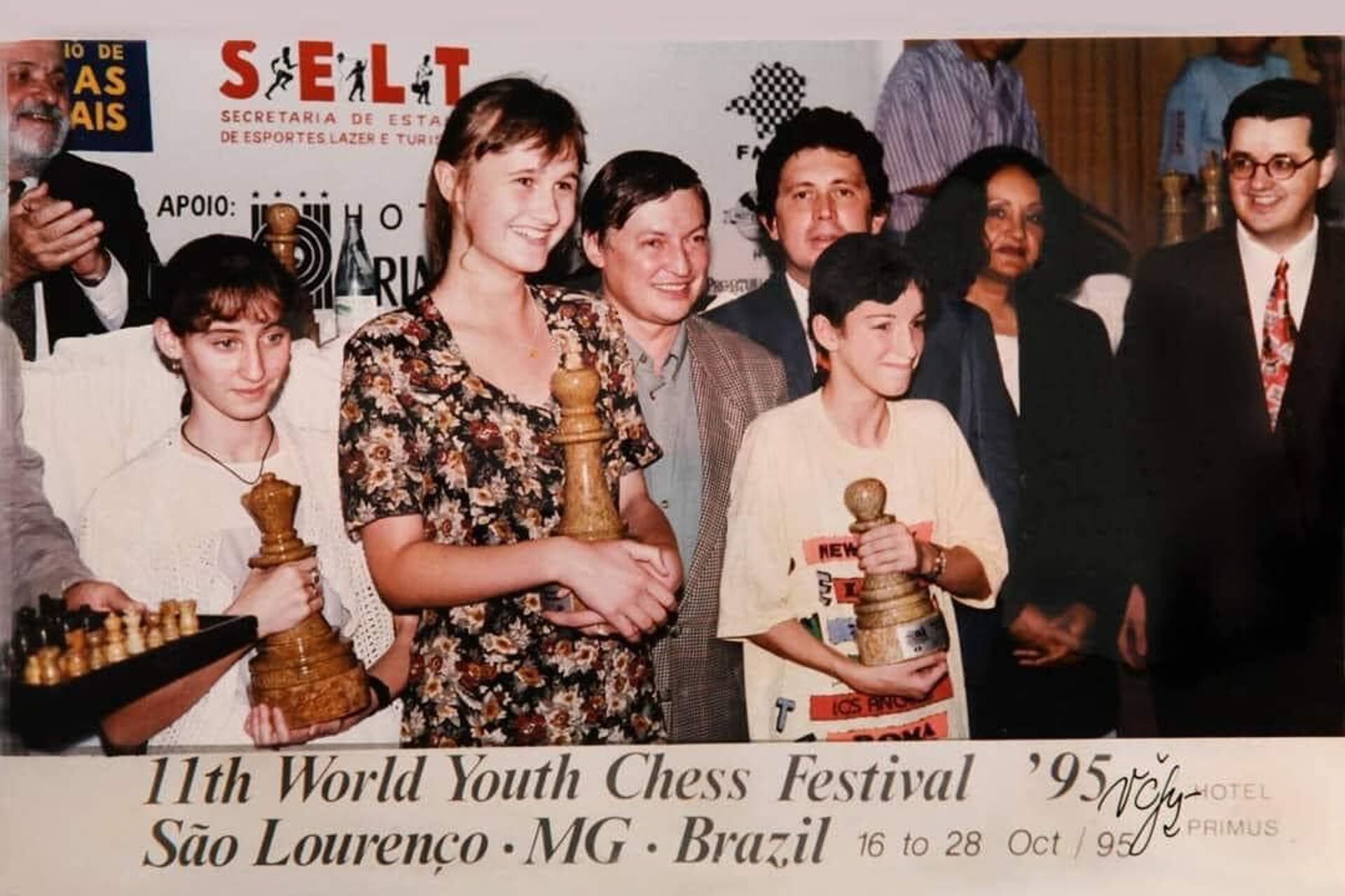 Спикер Сейма Литвы Виктория Чмилите-Нильсен в 1995 году на юношеском чемпионате мира по шахматам - Sputnik Литва, 1920, 16.01.2023