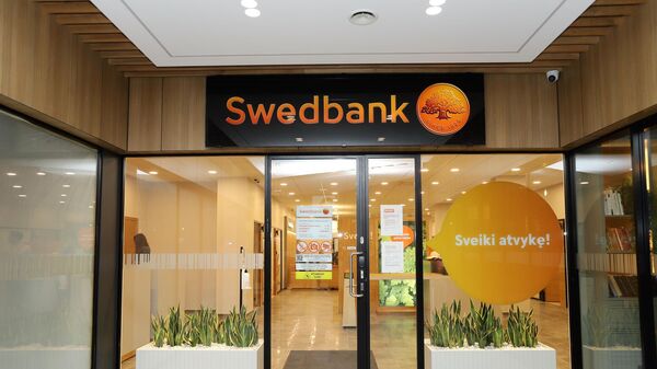 Отделение банка Swedbank в Литве, архивное фото - Sputnik Литва