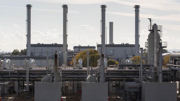 Газовое хранилище в Редене, Германия. Архивное фото - Sputnik Литва