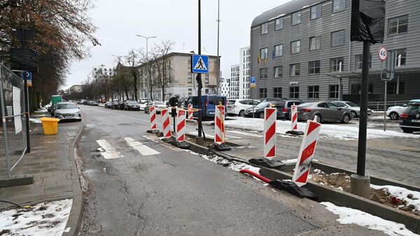 Улица 16 февраля в Вильнюсе, архивное фото - Sputnik Литва